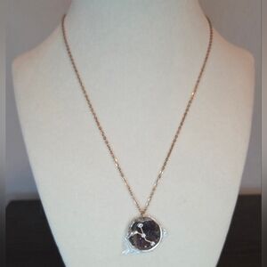 NWT Kinsley Armelle Taurus Constellation Necklace Rose Gold Crystal Zodiac